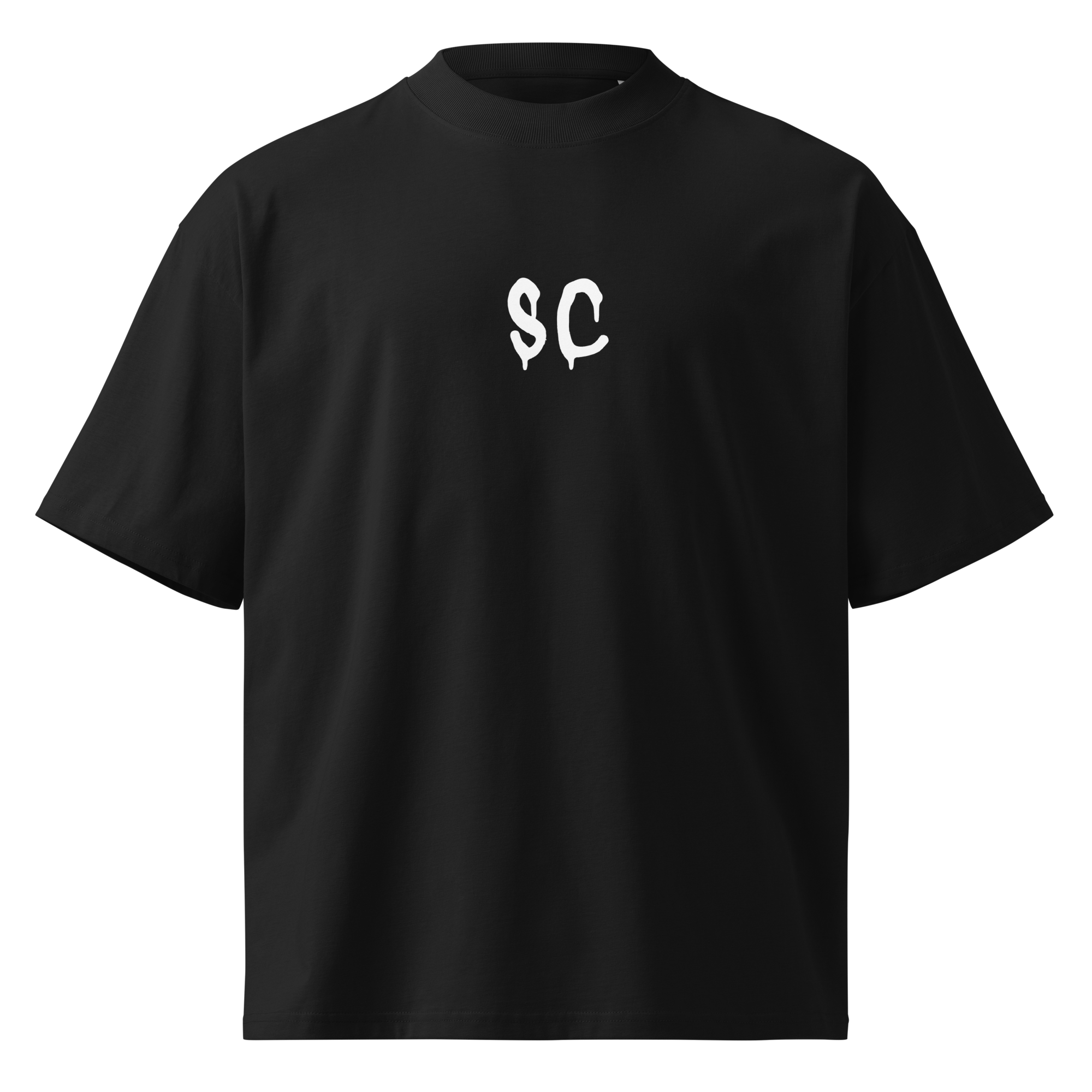 Blaster tee in washed black, front