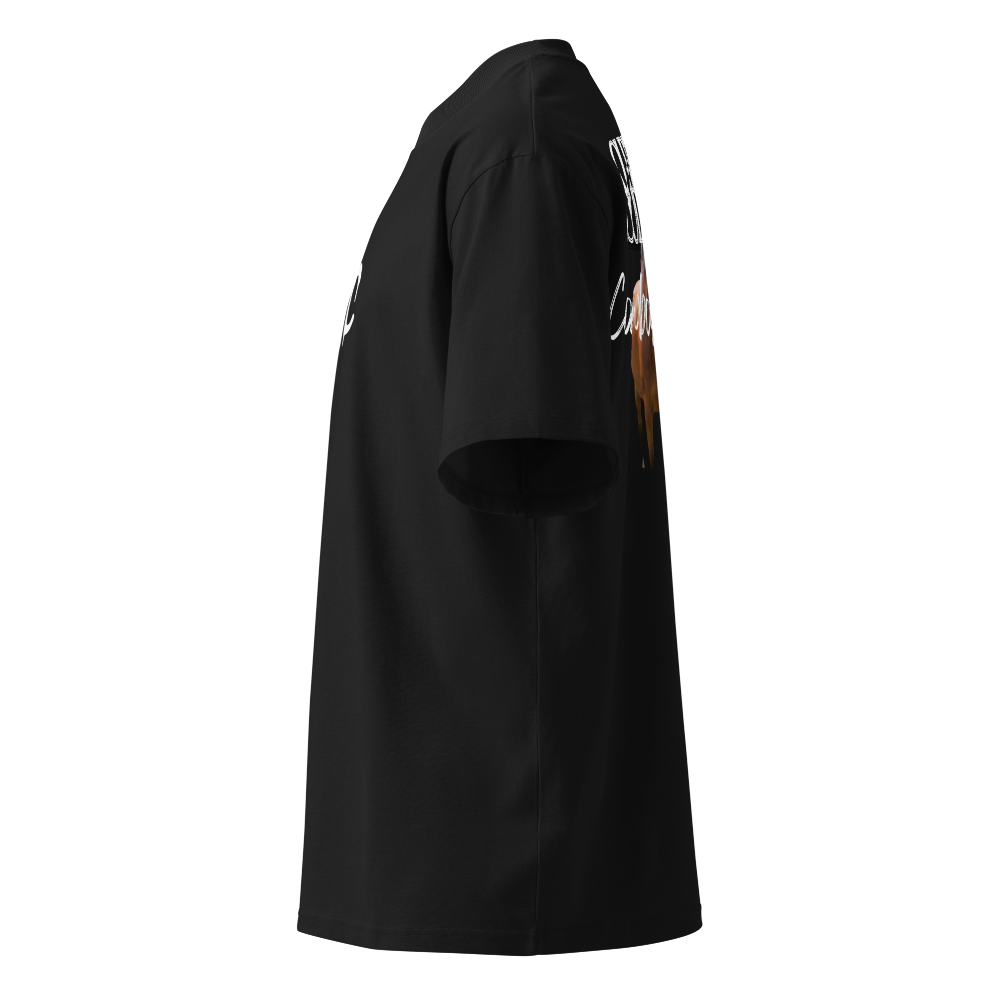 Blaster tee midnight, side profile